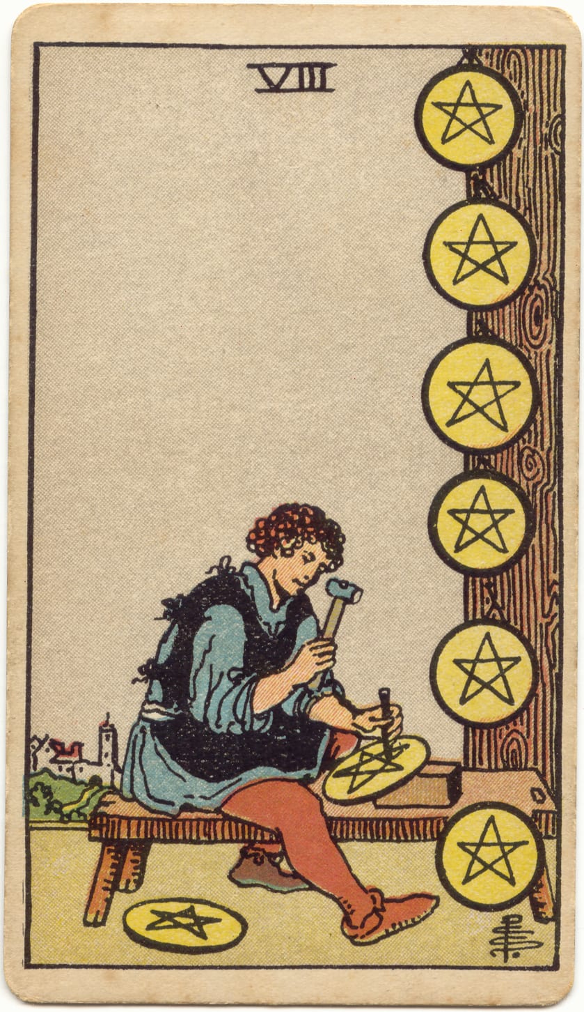 Eight Of Pentacles